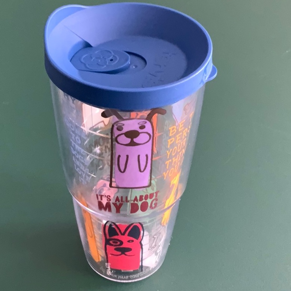 TERVIS -16 oz Double Walled Insulated MUG or TUMBLER - Dog Sayings